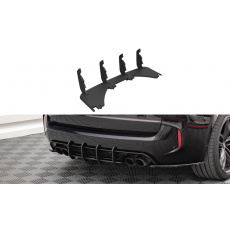 Maxton Design "Street Pro" difuzor zadního nárazníku pro BMW X5 M F15, plast ABS bez povrchové úpravy, s červenou linkou Maxton Design "Street Pro" difuzor zadního nárazníku pro BMW X5 M F15, plast ABS bez povrchové úpravy, s červenou linkou