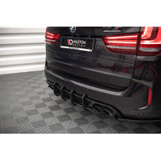 Maxton Design "Street Pro" difuzor zadního nárazníku pro BMW X5 M F15, plast ABS bez povrchové úpravy, s červenou linkou Maxton Design "Street Pro" difuzor zadního nárazníku pro BMW X5 M F15, plast ABS bez povrchové úpravy, s červenou linkou