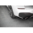 Maxton Design boční difuzory pod zadní nárazník pro BMW X1 F48 /M-Pack, černý lesklý plast ABS