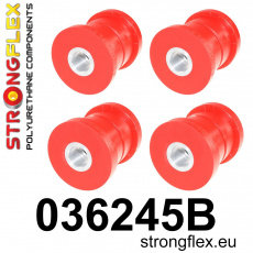 036245B: Strongflex Sada silentbloků zadního nosníku 036245B: Strongflex Sada silentbloků zadního nosníku