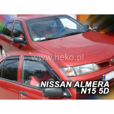 HEKO ofuky oken Nissan Almera N15 4/5dv (1995-2000) přední + zadní