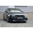 Maxton Design spoiler pod přední nárazník ver.1 pro Audi RS3 8V Facelift, černý lesklý plast ABS, Sportback