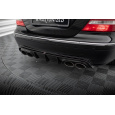 Maxton Design vložka zadního nárazníku pro Mercedes CLK W209, černý lesklý plast ABS