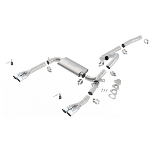 Borla Cat-Back výfukový systém pro Chevrolet Camaro SS/Z28 5,7l V8 RWD 2-dvéř. Coupé/Convertible, r.v. od 95-97