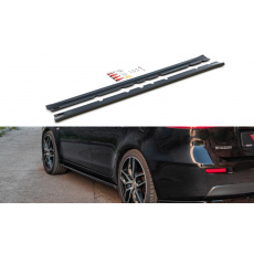 Maxton Design difuzory pod boční prahy pro Mitsubishi Lancer Mk8, Carbon-Look Maxton Design difuzory pod boční prahy pro Mitsubishi Lancer Mk8, Carbon-Look