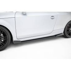 Maxton Design "Street Pro" difuzory pod boční prahy s křidélky pro Audi TT 8J, černý lesklý plast ABS, S-Line Maxton Design "Street Pro" difuzory pod boční prahy s křidélky pro Audi TT 8J, černý lesklý plast ABS, S-Line