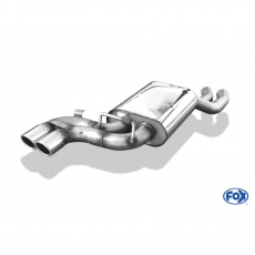 Fox Sportauspuff koncový tlumič výfuku s koncovkou 2x70 Typ 16 pro Audi V8 D11 s motorem 3.6, 4.2