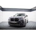 Maxton Design spoiler pod přední nárazník pro BMW X3 G01 Facelift M-Pack, černý lesklý plast ABS