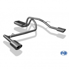 Fox Sportauspuff koncový tlumič výfuku s koncovkou 115x85 Typ 33 na obou stranách pro Jeep Grand Cherokee WG, WJ s motorem 2.7 TD, 3.1 TD, 4.0, 4.7