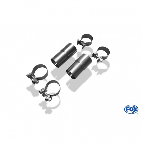 Fox Sportauspuff adaptér pro Audi V8 D11 s motorem 3.6 Fox Sportauspuff adaptér pro Audi V8 D11 s motorem 3.6