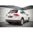 Maxton Design "Street Pro" difuzor zadního nárazníku pro Volkswagen Tiguan MK2 Standard, plast ABS bez povrchové úpravy, s černou a červenou linkou