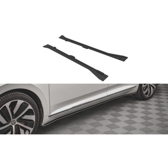 Maxton Design "Street Pro" difuzory pod boční prahy pro Volkswagen Arteon R-Line Facelift