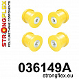 036149A: Strongflex Sada silentbloků uložení zadního nosníku varianta SPORT