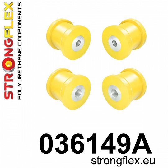 036149A: Strongflex Sada silentbloků uložení zadního nosníku varianta SPORT 036149A: Strongflex Sada silentbloků uložení zadního nosníku varianta SPORT