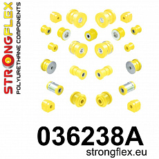 036238A: Strongflex Kompletní sada silentbloků pro zavěšení varianta SPORT 036238A: Strongflex Kompletní sada silentbloků pro zavěšení varianta SPORT