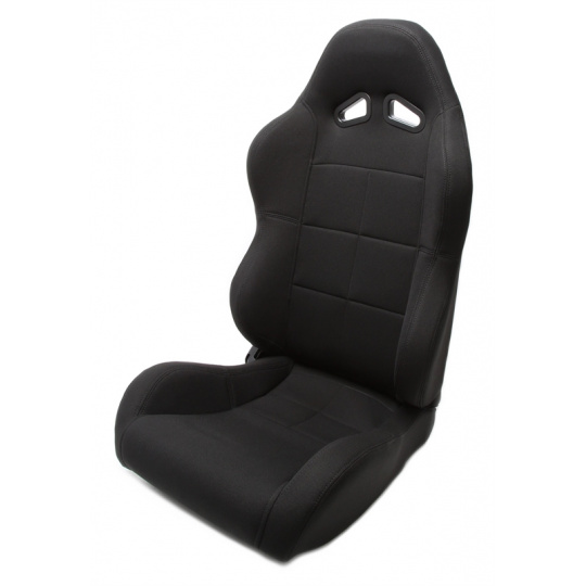 TA Technix sportovní sedačka sklopná - černá (hrubá perforovaná látka), pravá