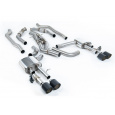Milltek Sport výfukový systém cat-back bez rezonátoru (hlasitější) Twin 80mm pro Audi S8 D5 4.0 TFSI V8 Sedan (bez OPF/GPF US/ROW) 2020-2024, typ koncovek: JET-115 karbonové