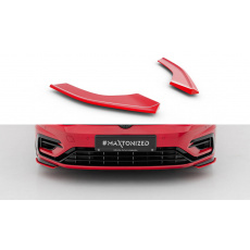 Maxton Design spoiler pod přední nárazník ver.8 pro Volkswagen Golf R Mk7 Facelift, červený lesklý plast ABS Maxton Design spoiler pod přední nárazník ver.8 pro Volkswagen Golf R Mk7 Facelift, červený lesklý plast ABS
