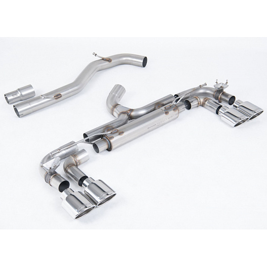 Milltek Sport výfukový systém cat-back 80mm Race System (bez rezonátoru - nejhlasitější) pro Volkswagen Golf MK7 R 2.0 TSI 300PS (80mm Race System Options) 2014-2016, typ koncovek: oválná černá Milltek Sport výfukový systém cat-back 80mm Race System (bez rezonátoru - nejhlasitější) pro Volkswagen Golf MK7 R 2.0 TSI 300PS (80mm Race System Options) 2014-2016, typ koncovek: oválná černá