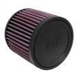 K&N univerzální kulatý filtr se vstupem 62 mm a výškou 102 mm, gumový vrchlík, vnější průměr 114 mm