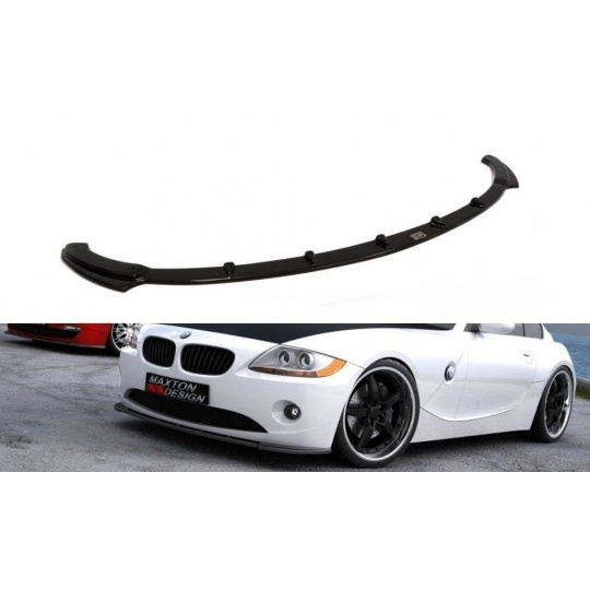 Maxton Design spoiler pod přední nárazník ver.1 pro BMW Z4 E85/86, černý lesklý plast ABS