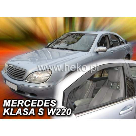 HEKO ofuky oken Mercedes Benz S W220 4dv (1999-2005) přední