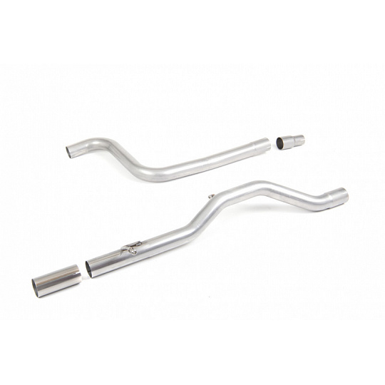 Milltek Sport výfukový systém OPF/GPF Back bez rezonátoru (hlasitější) pro Ford Fiesta Mk8 1.0T EcoBoost ST-Line 3/5-dvéř. (100ps/125ps s OPF/GPF) 2019-2024, Jet-90 karbonové koncovky