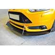 Maxton Design "Racing" spoiler pod přední nárazník ver.2 pro Ford Focus ST Mk3, plast ABS bez povrchové úpravy