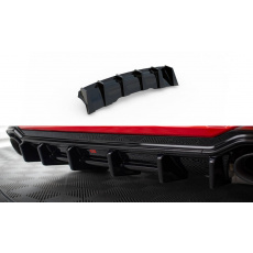 Maxton Design vložka zadního nárazníku pro Audi RS4 B9, B9 FL, černý lesklý plast ABS Maxton Design vložka zadního nárazníku pro Audi RS4 B9, B9 FL, černý lesklý plast ABS