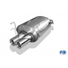 Fox Sportauspuff koncový tlumič výfuku s koncovkou 2x76 Typ 13 pro Honda CRX III 1991- s motorem 1.6 (EG2), 1.6 (EH6) Fox Sportauspuff koncový tlumič výfuku s koncovkou 2x76 Typ 13 pro Honda CRX III 1991- s motorem 1.6 (EG2), 1.6 (EH6)