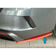 Rieger spoiler pod zadní nárazník na pravé straně pro Škoda Octavia RS NX combi r.v. 07/20-, plast ABS bez povrchové úpravy