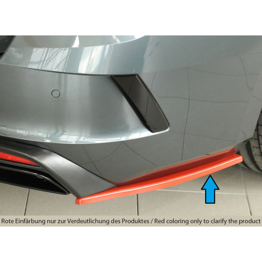 Rieger spoiler pod zadní nárazník na pravé straně pro Škoda Octavia RS NX combi r.v. 07/20-, plast ABS bez povrchové úpravy