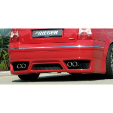 Rieger spoiler pod zadní nárazník pro Volkswagen Passat 3BG sedan, plast ABS bez povrchové úpravy