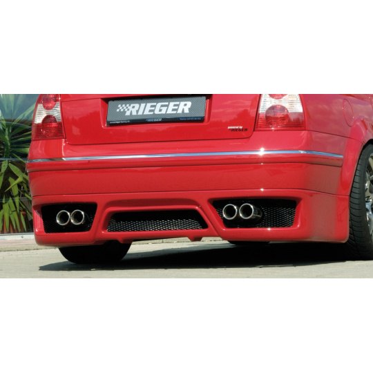 Rieger spoiler pod zadní nárazník pro Volkswagen Passat 3BG sedan, plast ABS bez povrchové úpravy
