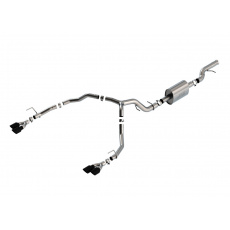 Borla Cat-Back výfukový systém "S-Type" pro GMC Yukon Denali/Yukon Denali Ultimate/Yukon AT4 6.2L, V8, automat, 2WD/4WD, 4-dvéř., r.v. 2021-2024, typ koncovek: karbonové