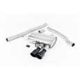 Milltek sport ValveSonic výfukový systém cat-back bez rezonátoru (hlasitější) vč. Bluetooth ovládání klapek pro Mini Mk3 (F56) Mini Cooper S 2.0 Turbo (UK a EU modely, předfacelift) 2014-2018, černé koncovky
