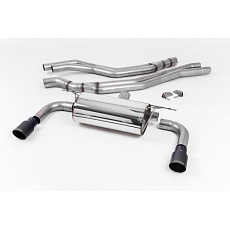 Milltek Sport výfukový systém cat-back s rezonátorem pro BMW řada 2 M240i Coupe (F22 Facelift bez OPF, mimo xDrive) 2015-2018, GT-90 černé koncovky Milltek Sport výfukový systém cat-back s rezonátorem pro BMW řada 2 M240i Coupe (F22 Facelift bez OPF, mimo xDrive) 2015-2018, GT-90 černé koncovky