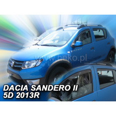 HEKO ofuky oken Dacia Sandero / Stepway II 5dv (od 2013) přední + zadní