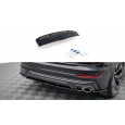 Maxton Design středový spoiler pod zadní nárazník s žebrováním pro Audi SQ8 Mk 1, carbon-Look