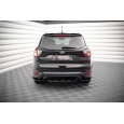 Maxton Design středový spoiler pod zadní nárazník pro Ford Escape MK3 ST-Line, černý lesklý plast ABS