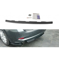 Maxton Design středový spoiler zadního nárazníku bez žebrování pro Mazda 3 Mk3 Facelift, černý lesklý plast ABS Maxton Design středový spoiler zadního nárazníku bez žebrování pro Mazda 3 Mk3 Facelift, černý lesklý plast ABS