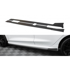 Maxton Design "Racing" difuzory pod boční prahy ver.1 pro Ford Fiesta, Fiesta ST Mk8, plast ABS bez povrchové úpravy Maxton Design "Racing" difuzory pod boční prahy ver.1 pro Ford Fiesta, Fiesta ST Mk8, plast ABS bez povrchové úpravy