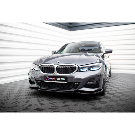 Maxton Design spoiler pod přední nárazník ver.2 pro BMW řada 3 G20 M-Pack, černý lesklý plast ABS Maxton Design spoiler pod přední nárazník ver.2 pro BMW řada 3 G20 M-Pack, černý lesklý plast ABS
