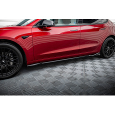 Maxton Design difuzory pod boční prahy pro Tesla Model 3 Mk1 Project Highland Facelift, černý lesklý plast ABS Maxton Design difuzory pod boční prahy pro Tesla Model 3 Mk1 Project Highland Facelift, černý lesklý plast ABS