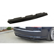Maxton Design středový spoiler zadního nárazníku bez žebrování pro Audi S8 D3, černý lesklý plast ABS Maxton Design středový spoiler zadního nárazníku bez žebrování pro Audi S8 D3, černý lesklý plast ABS