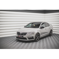 Maxton Design spoiler pod přední nárazník ver.1 pro Škoda Octavia RS Facelift Mk3, černý lesklý plast ABS Maxton Design spoiler pod přední nárazník ver.1 pro Škoda Octavia RS Facelift Mk3, černý lesklý plast ABS