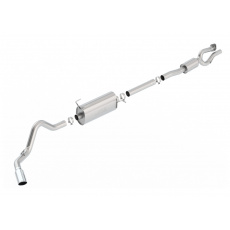 Borla Cat-Back výfukový systém "S-Type" pro Ford F-250 Super Duty 6,2l V8 s automat. přev., RC/8' Bed 142", CC/ 6'9" Bed 160", r.v. 2017-2020, typ koncovek: chromové