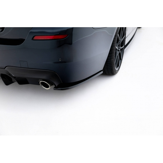Maxton Design boční difuzory pod zadní nárazník ver.3 pro BMW řada 5 F10- F11, černý lesklý plast ABS, M-Pack