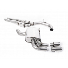 Milltek Sport homologovaný výfuk cat-back vč. Active Exhaust Valve pro Audi RS3 Sportback S tronic (8P) 2011-2012, typ koncovek: leštěné Milltek Sport homologovaný výfuk cat-back vč. Active Exhaust Valve pro Audi RS3 Sportback S tronic (8P) 2011-2012, typ koncovek: leštěné