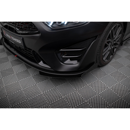 Maxton Design rohové spoilery pod přední nárazník pro Kia Proceed Mk1 Facelift GT, plast ABS bez povrchové úpravy
